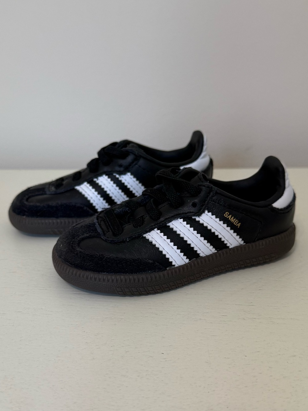 adidas SAMBA OG SHOES KIDS Black and White Sneakers 5K toddler baby classic shoe